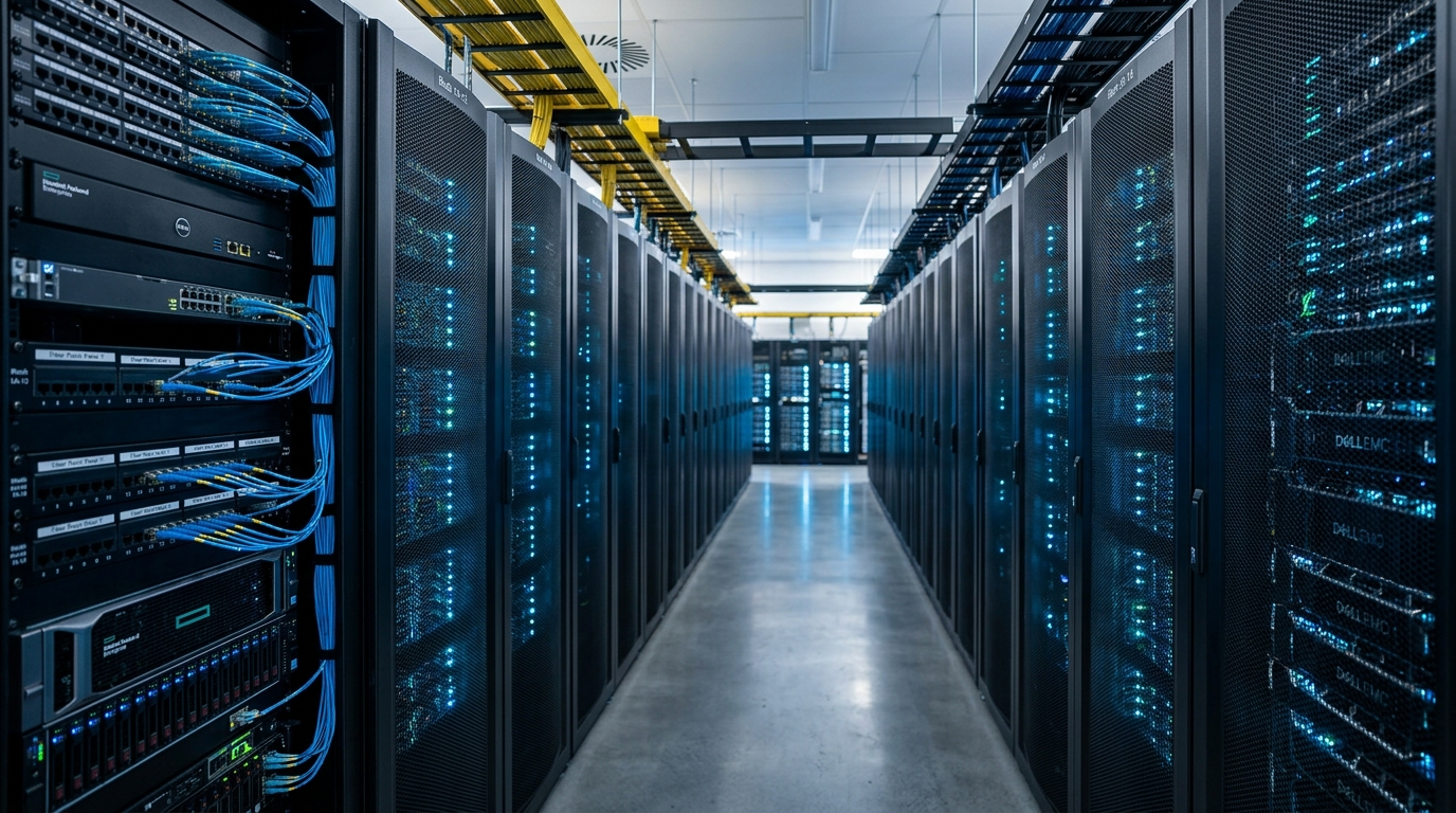 Enterprise networking data center racks