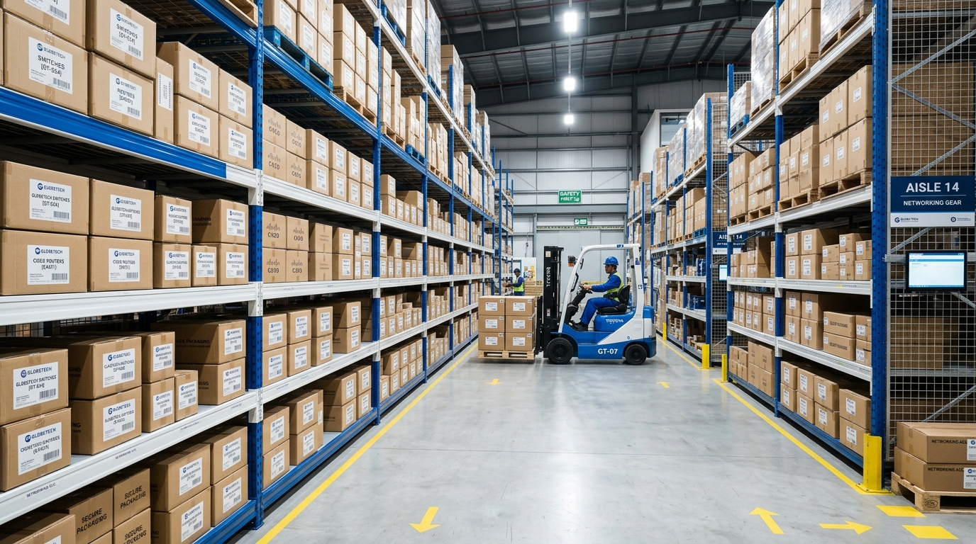 Networkise logistics hardware hub warehouse